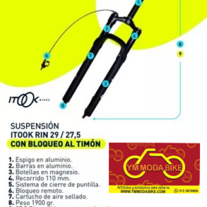 SUSPENSIÓN DE AIRE Rin 29 Zr1 ITOOK MTB
